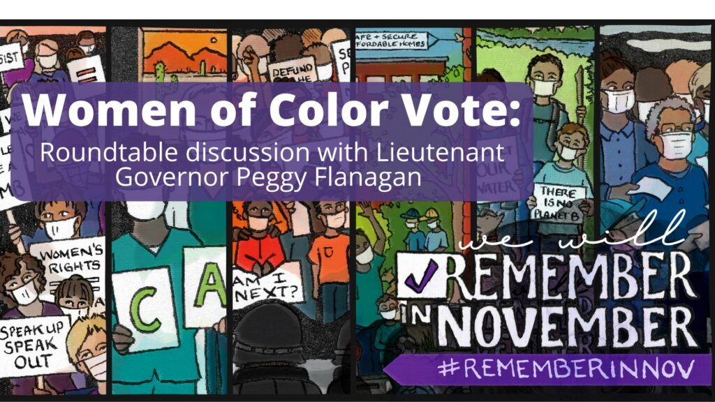 Women of Color Vote: Roundtable Discussion with Lt. Gov. Peggy Flanagan